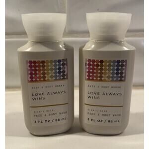Bath & Body Works Love Always Wins 3-in-1 Hair, Face & Body Wash 3 oz set of 2
